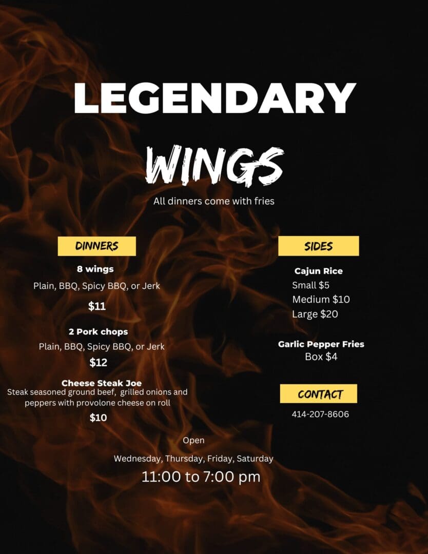 Legendary Wings